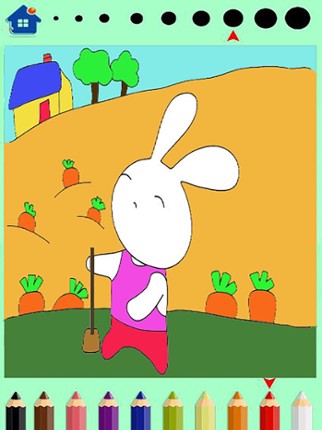 BunnyBunny-Rabit Toons Coloring Book screenshot