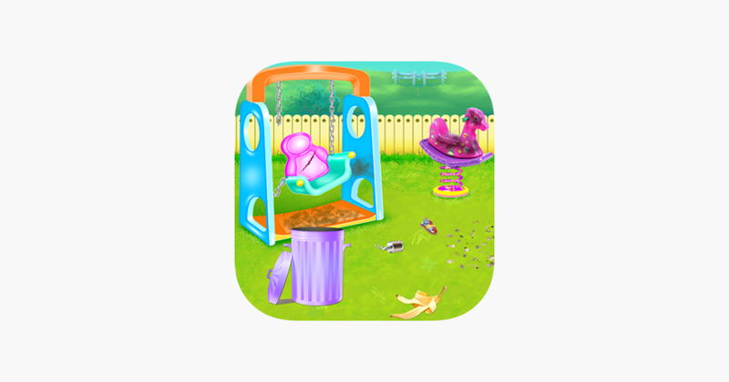 Childrens Park Garden Cleaning Game Cover