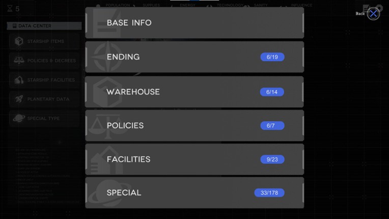 Deep Space Exodus screenshot