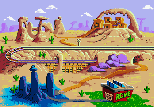 Desert Demolition Starring Road Runner and Wile E. Coyote screenshot