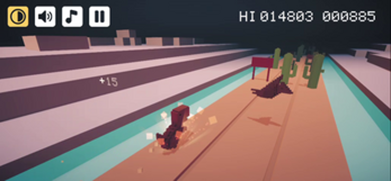 Dino Runner 3D screenshot