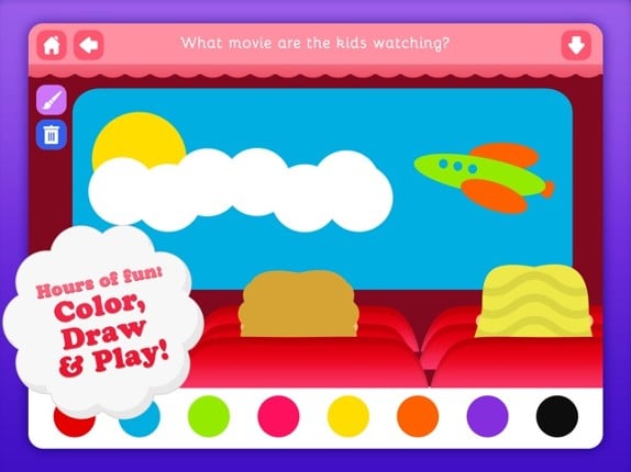 Doodle Fun for Girls - Draw & Play with Princesses Fairies and Mermaids screenshot