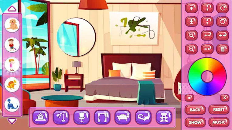 Doll house Design: Home games screenshot