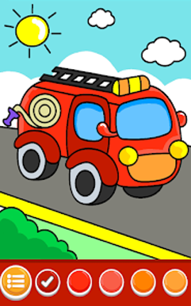 Cars Coloring Book Kids Game screenshot