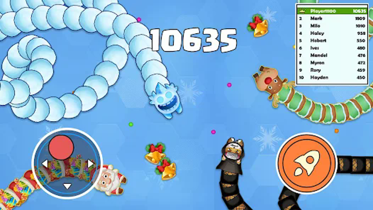 Sneak Snake-Slither Worm Game screenshot