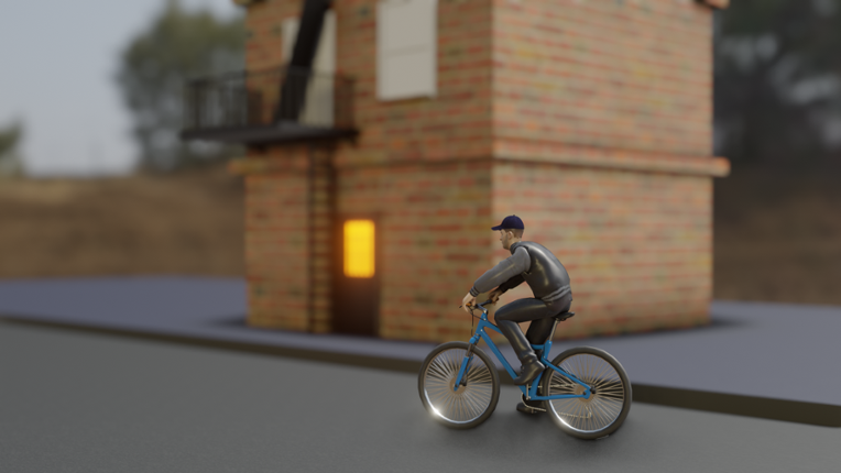NYC Biker Image