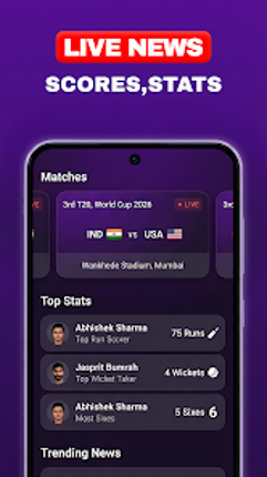 Cricket Live Score : Live Line Image