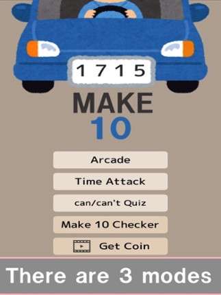 Make 10 - brain training game screenshot