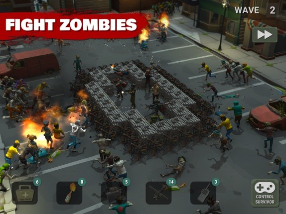 Overrun Zombies Tower Defense screenshot