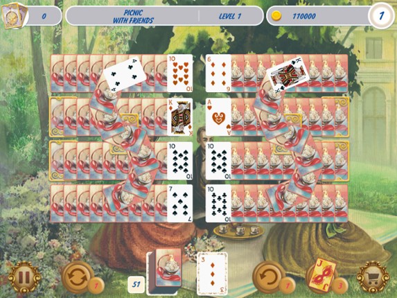 Solitaire Victorian Picnic 2 screenshot