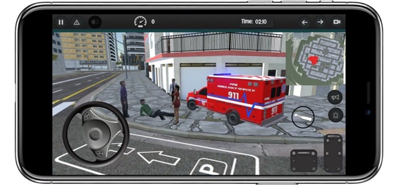 Emergency Ambulance Car Driver screenshot