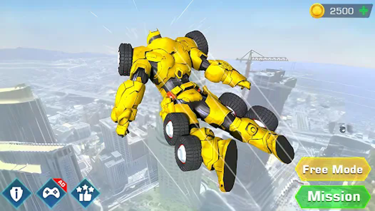 Flying Robot Car Transform screenshot