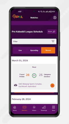 Pro Kabaddi Official App Image