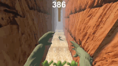 Chrome Dinosaur Game in FIRST & 2nd PERSON(T-rex Run) Image