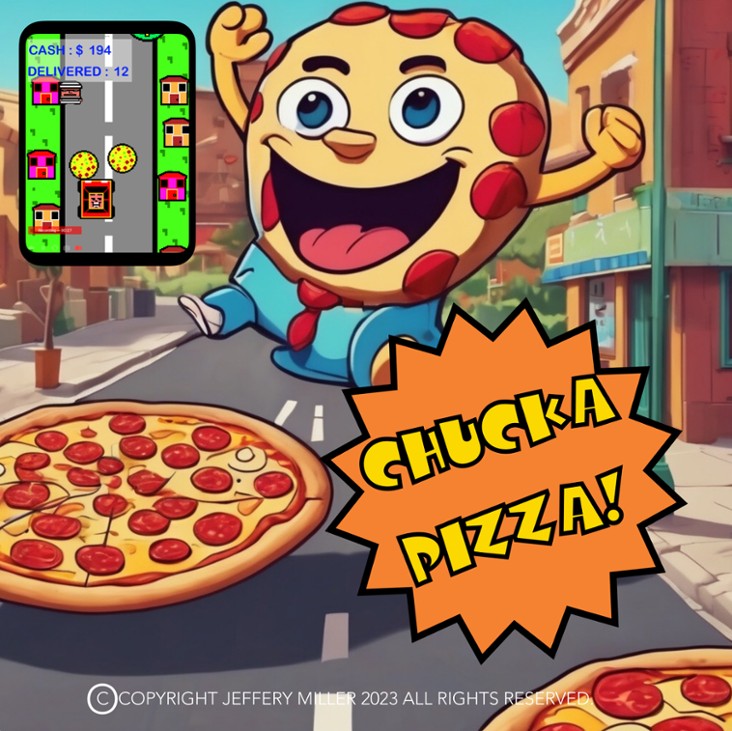 Games like ‘Chucka Pizza’ game source code & assets programmed on iPad