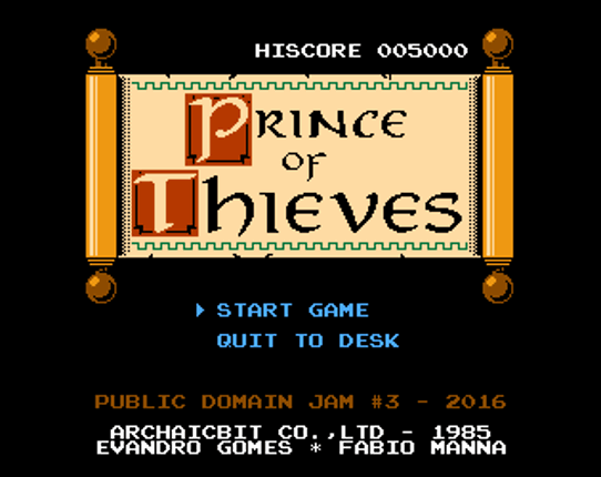 Prince of Thieves Game Cover