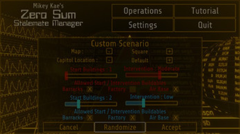 Zero Sum : Stalemate Manager screenshot