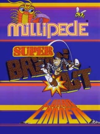 Millipede / Super Breakout / Lunar Lander Game Cover