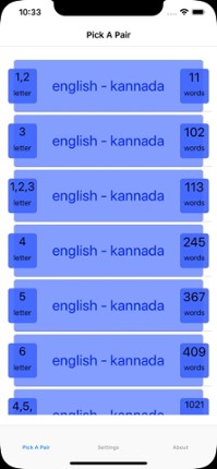 PickAPair Kannada - English screenshot