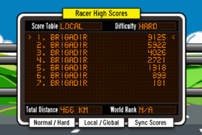 Racer screenshot