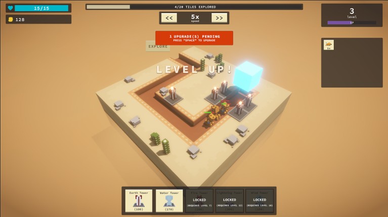 Rogue Cube Defense screenshot