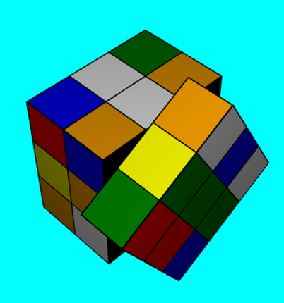 Rubik's cube screenshot