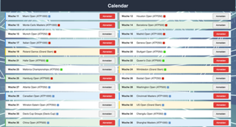 Tennis Manager 2025 (beta) screenshot