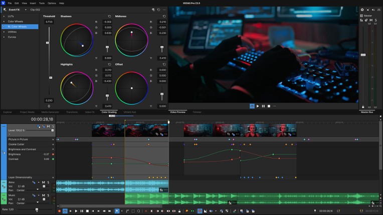 VEGAS Pro 23 Steam Edition screenshot