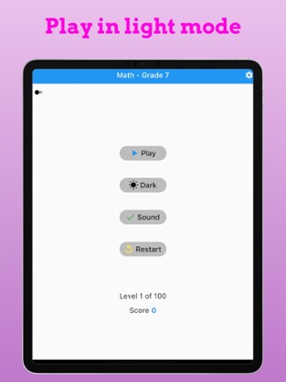 7th Grade Math Challenge screenshot
