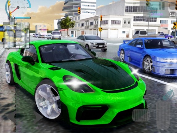 Car Crash City Street Image