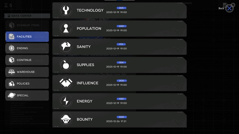 Deep Space Exodus screenshot