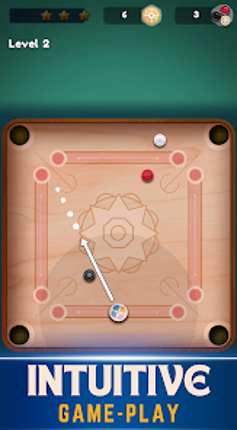 Carrom Board Stars 3D Image