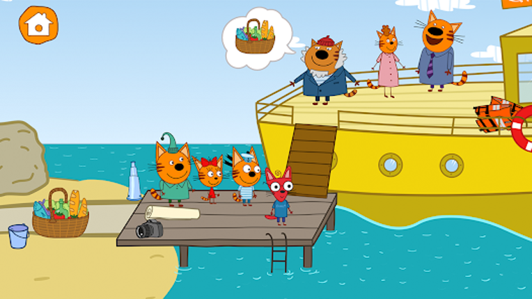Kid-E-Cats: Sea Adventure Game screenshot