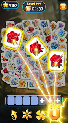 Mystical Flower - Match Tiles screenshot