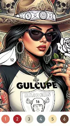 Rebel Color Paint By Number screenshot