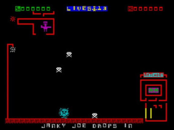 Janky Joe in Retro Hell - ZX Spectrum Version screenshot