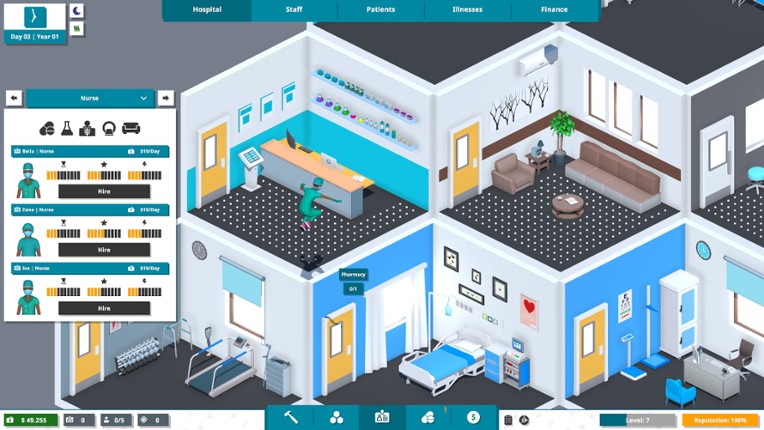 Hospital Center Tycoon Image