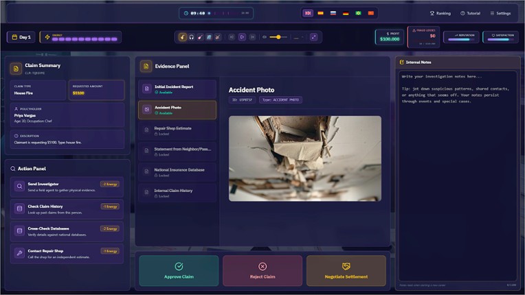 Claim Denied! screenshot