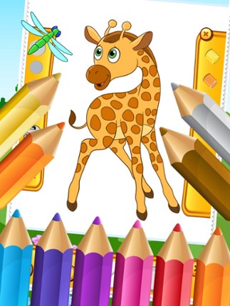 My Zoo Animal Friends Draw Coloring Book World for Kids screenshot