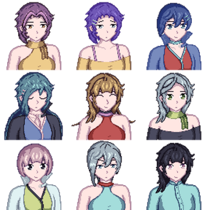 Pixel Art Portrait Generator Image