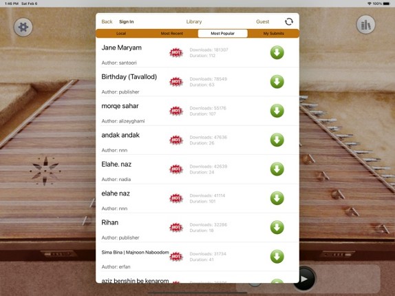 Santoor PRO screenshot