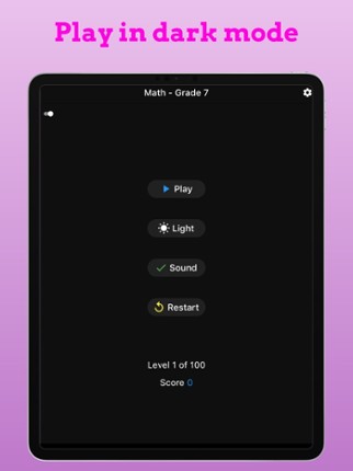 7th Grade Math Challenge screenshot