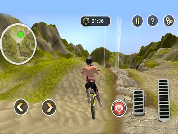 Bicycle Rider Off Road Race 3D Image