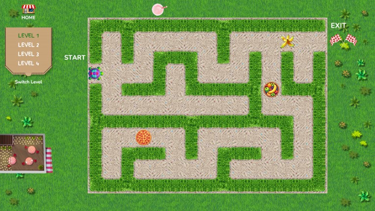 Catch That Pizza! Maze Game screenshot