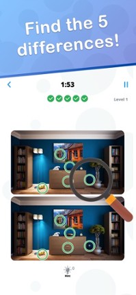 Differences - Find 5 mistakes screenshot