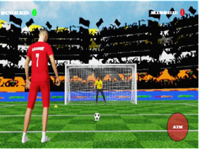 Football soccer penalties Image