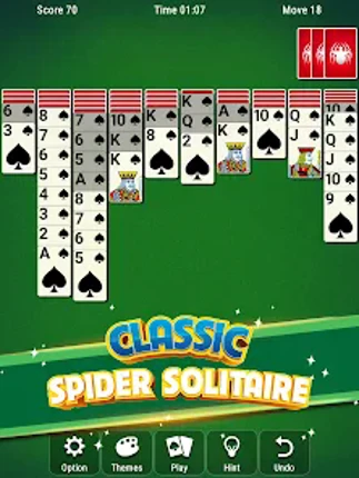 Spider Solitaire screenshot