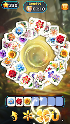 Mystical Flower - Match Tiles screenshot