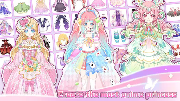 Anime Princess Dress Up Game screenshot