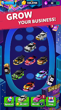 Merge Neon Car: Idle Car Merge Image